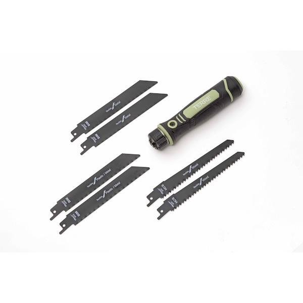 T Terre Adjustable Reciprocating Blades Hand Saw, Jab Saw, Drywall Saw, Cuts Metal, Wood, Plastic 104001 - main